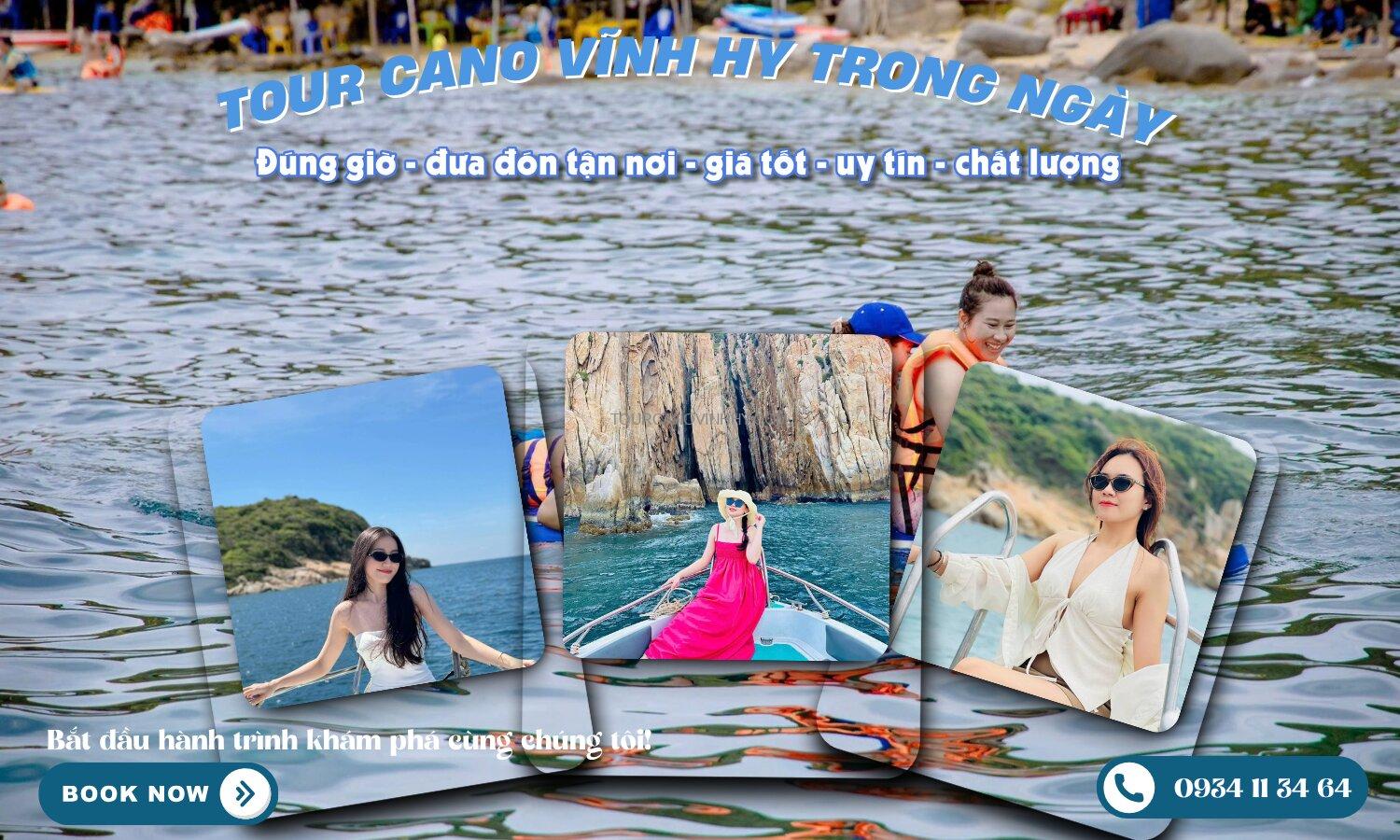 dịch vụ tour cano Vĩnh Hy dịch vụ tour cano Vĩnh Hy