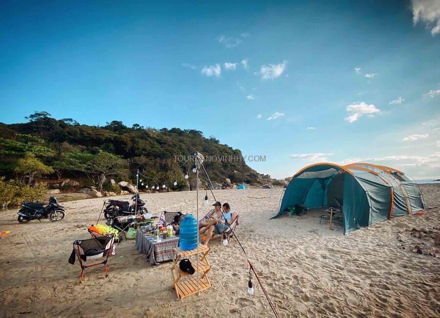 Camping Vĩnh Hy nơi lý tưởng để chill Camping Vĩnh Hy nơi lý tưởng để chill