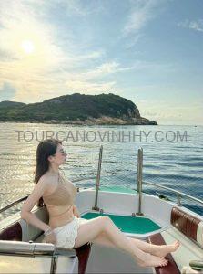 mùa nào đi cano Vĩnh Hy đẹp nhất