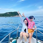 trẻ em vẫn đi được tour cano Vĩnh Hy