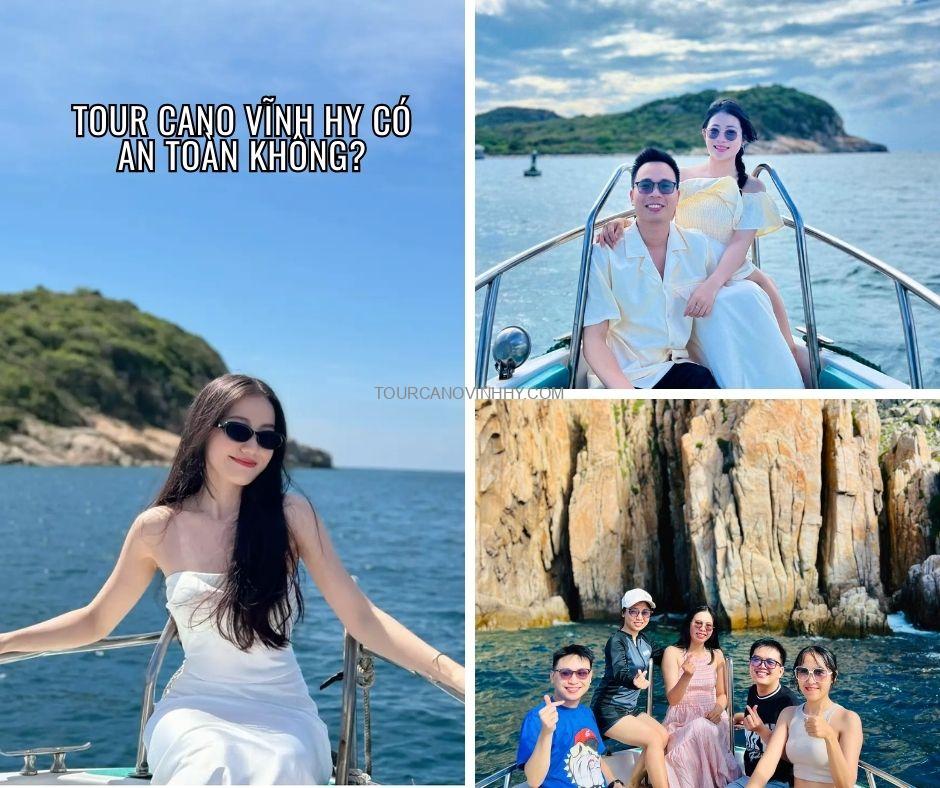 đi tour cano Vĩnh Hy có an toàn không?