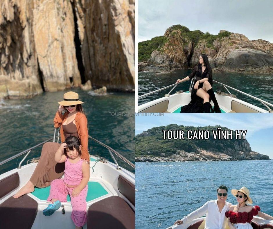 bé có thể đi tour cano Vĩnh Hy 1 cách an toàn bé có thể đi tour cano Vĩnh Hy 1 cách an toàn