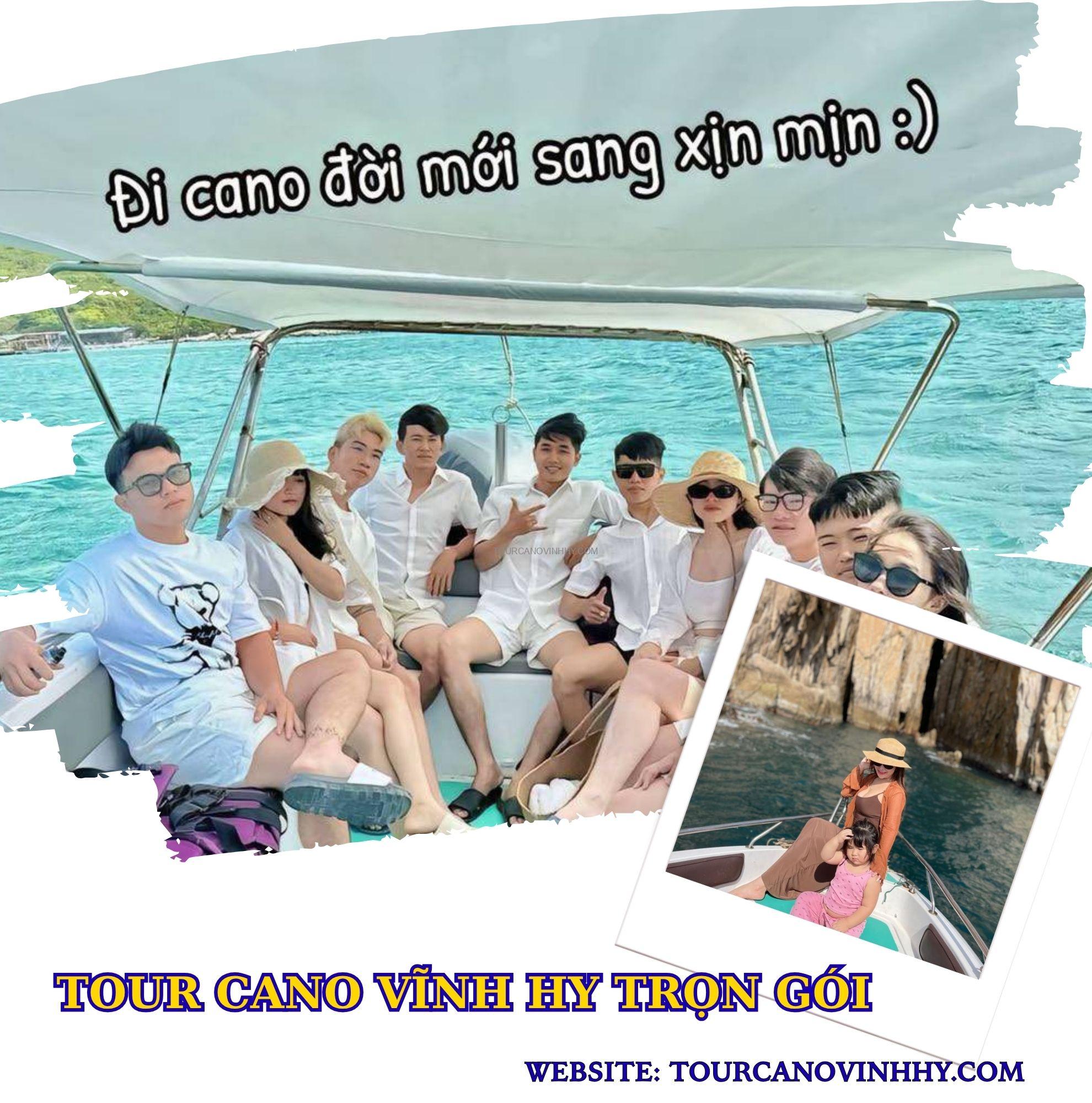 Chi tiết giá thuê cano riêng tham quan vịnh Vĩnh Hy theo nhóm khách