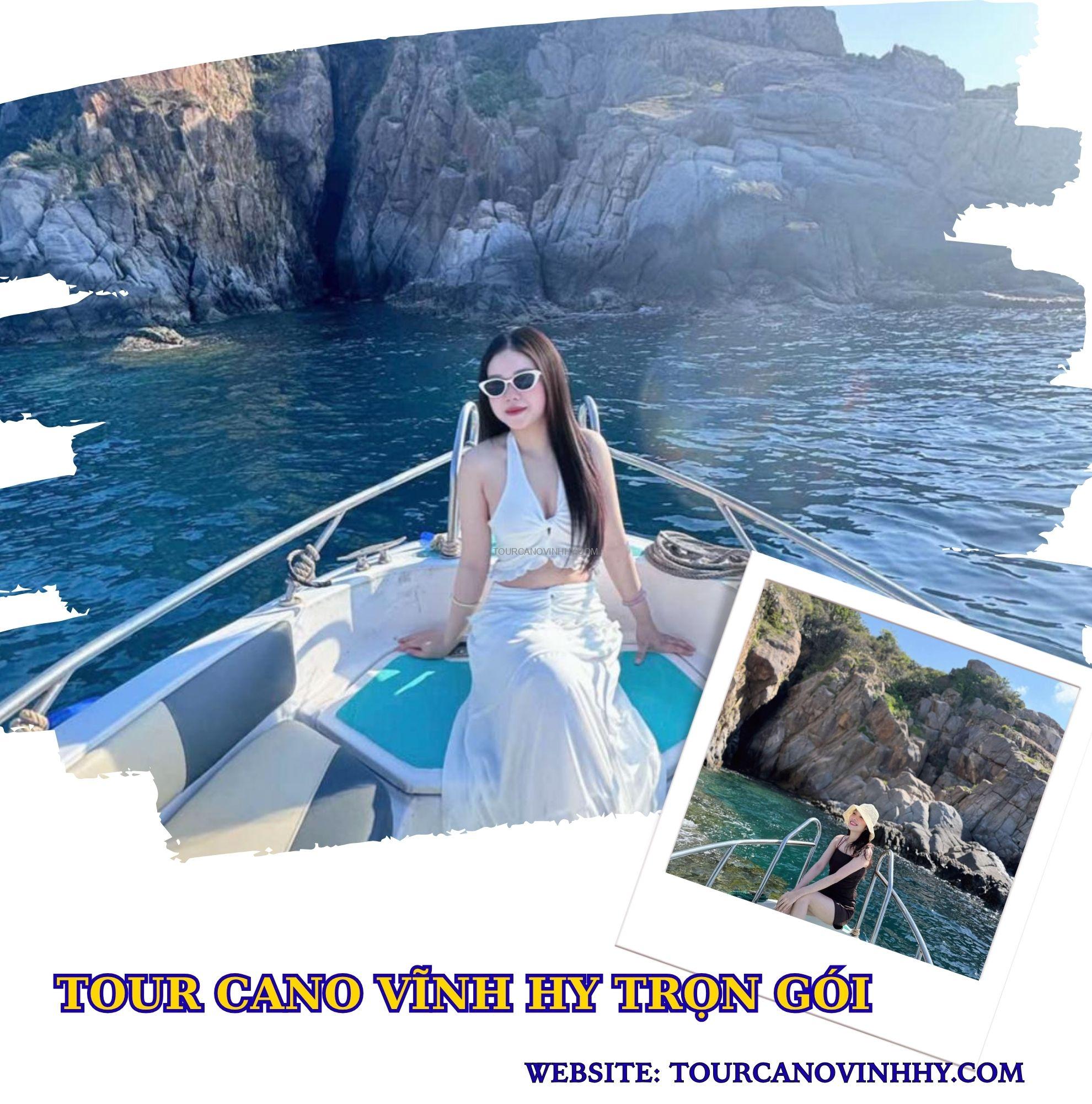 Không gian cano du lịch Vĩnh Hy sạch sẽ, đời mới