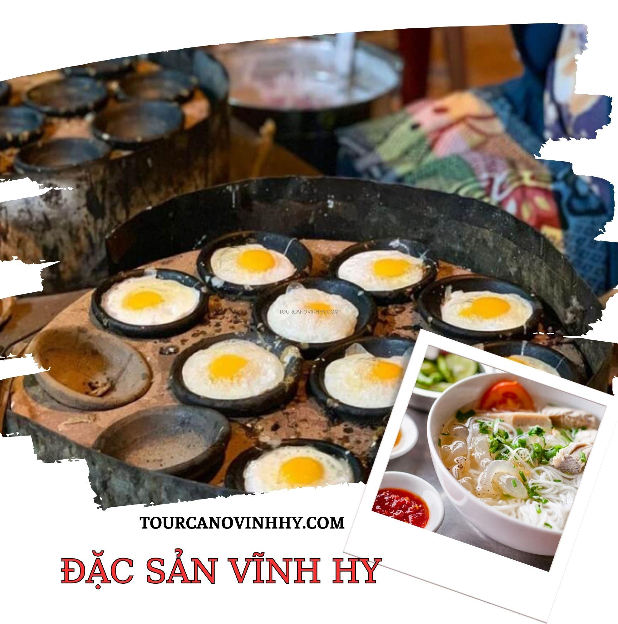 đặc sản bánh căn Vĩnh Hy