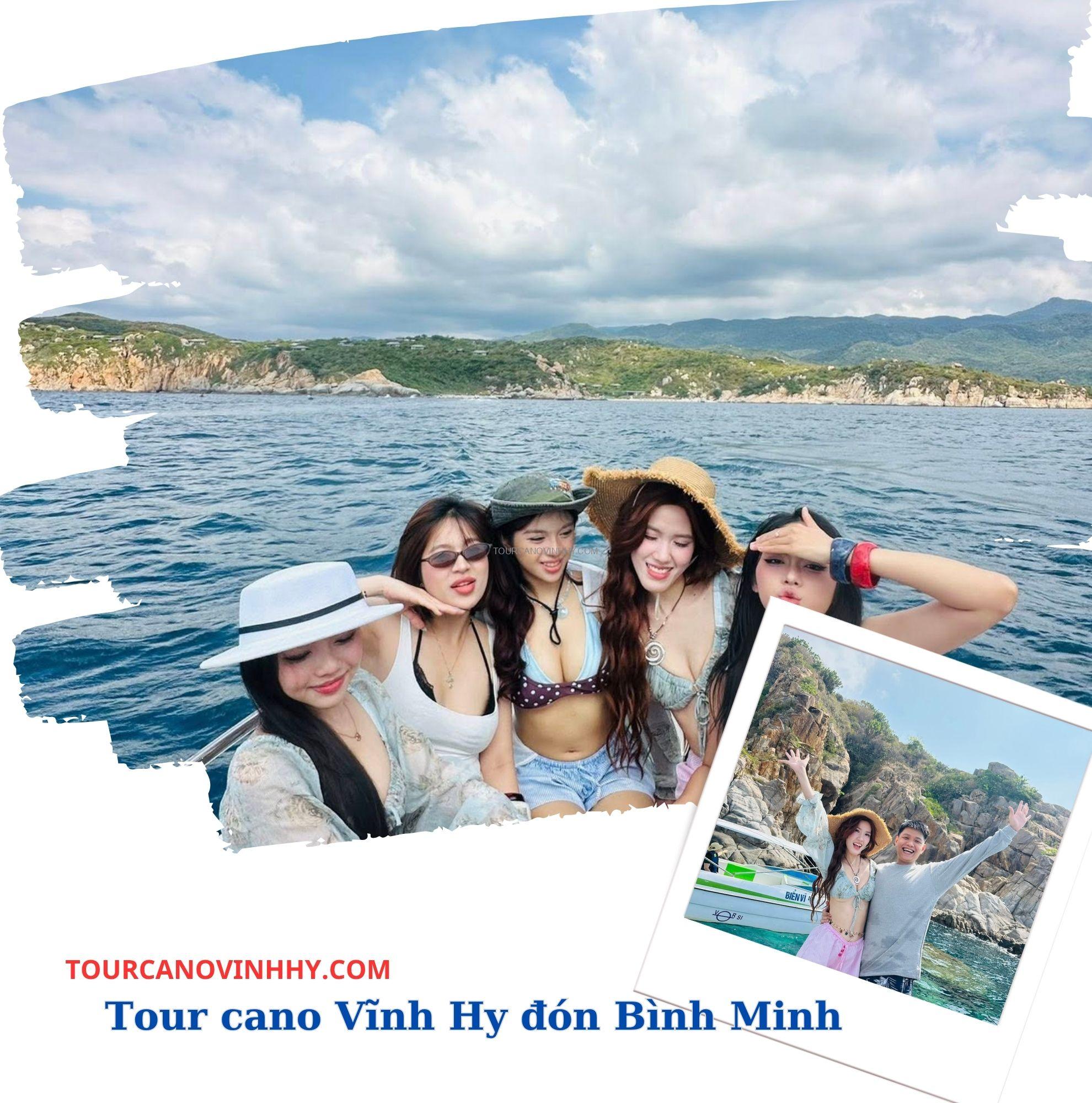 Tour cano Vĩnh Hy đón bình minh rực rỡ trên vịnh biển Tour cano Vĩnh Hy đón bình minh rực rỡ trên vịnh biển