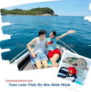 Review tour cano Vĩnh Hy đón bình minh
